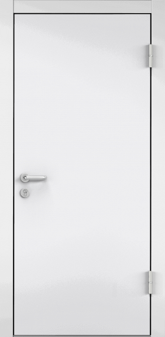 Дверь противопожарная EI 60, Порошково-полимерное покрытие, —, RAL 9016 белый в Владимире