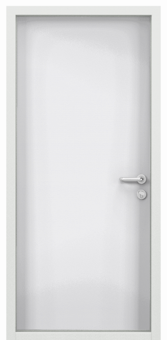Дверь противопожарная EI 60, Порошково-полимерное покрытие, —, RAL 9016 белый в Владимире